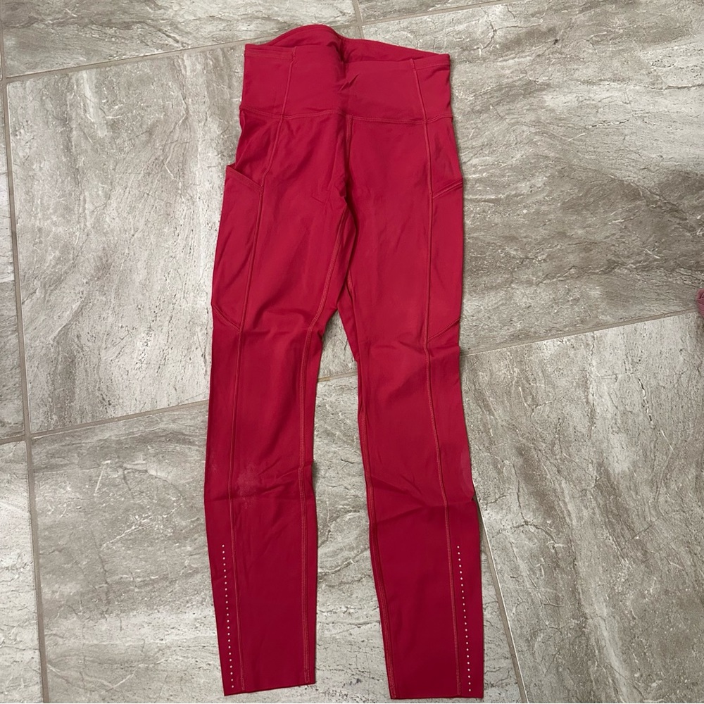 Lululemon fast and free 25” reflective sz4